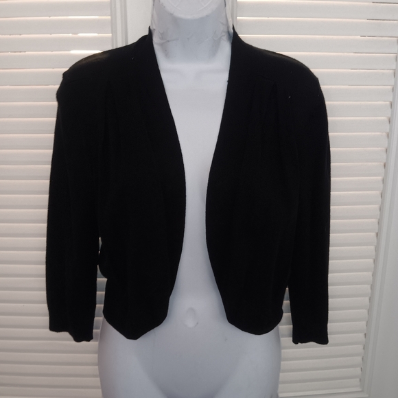 Carmen Sweaters - Carmen black short shrug size women's medium
